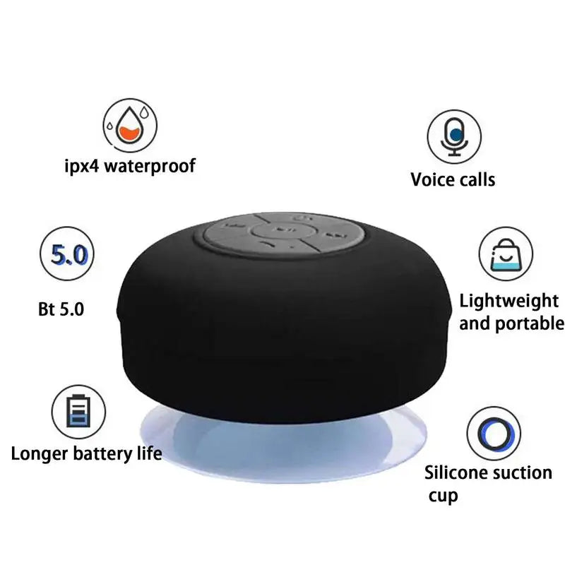 Mini enceinte de salle de bain étanche