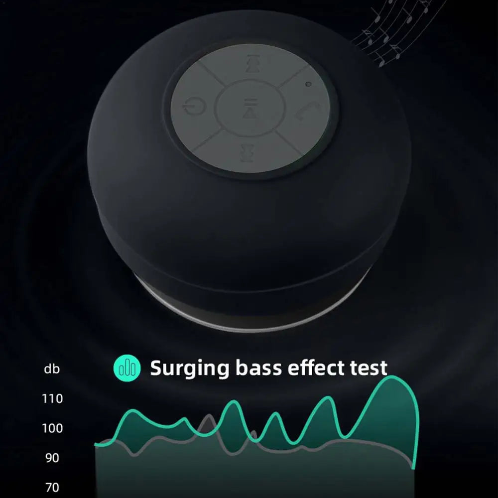 Mini enceinte de salle de bain étanche